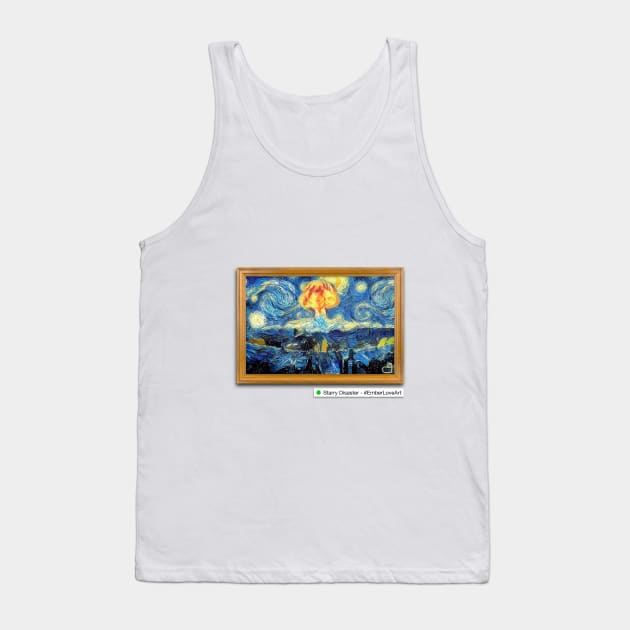 Starry Disaster Tank Top by EmberLoveArt